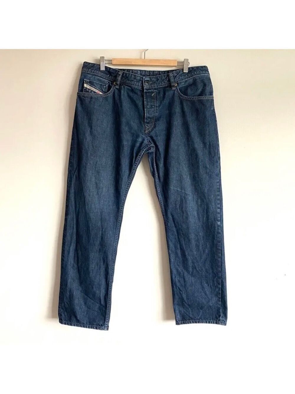 Diesel Waykee Regular Straight Jeans Wash 0088Z Button Fly - Size 38x32